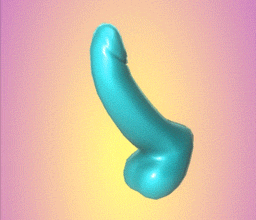 Whacky penis cock and balls dick physics.
